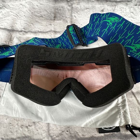 Smith Optics Adult Tinted Lens Adjustable Racing BMX Ski Goggles Carrying Bag - Picture 5 of 6